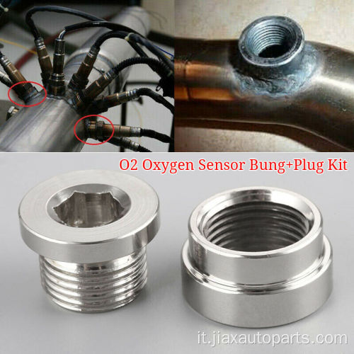 Kit di dadi per saldatura sensore di ossigeno per auto SS304 M18*1.5